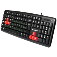 Клавиатура Nakatomi KN-02U Black-Red фото 2